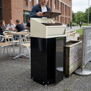 Tray Top Litter Bin – 80 Litre with Galvanised Steel Liner