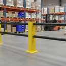 Dark Gray Heavy Duty Impact Protection Railing System - 500mm Centre Post