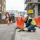 Gray Customisable Heavy Duty Branding Plate for Chapter 8 Barriers