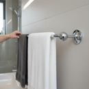 Dark Gray Premium Towel Rail Centre Hanging Bracket for 19mm & 25mm Tubes