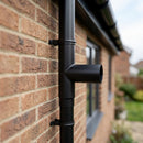 63mm Flush Joint Downpipe Branches – 92.5° or 112.5° Arms — RAL 9005 / 92.5 Deg (in use)