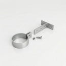 Adjustable Aluminium Pipe Clip 76mm Diameter — RAL 9006