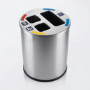 40 Litre three-aperture waste separation recycling bin (view 2)