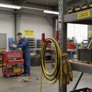 Dark Slate Gray Heavy Duty Aluminium Hook 115 x 140mm with Red Rubberized Grip