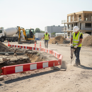 Light Gray Professional 2 Metre Modular Utility Barrier Planks - Durable & Recyclable