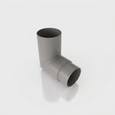 Flush Joint Aluminium Downpipe Bends 63mm Diameter — RAL 7036 / 92.5 Deg