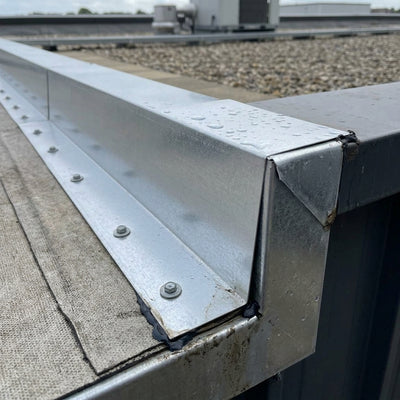 Galvanised Flashings 8" x 8" 90° Angle