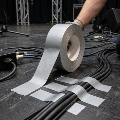 75mm Silver Gaffer Tape - 50m