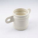 Traditional Downpipe Spare Socket Eared 76mm Diameter — RAL 9010