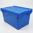 58 Litre Euro Stackable Container with Lid – Blue Polypropylene (view 2)