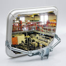 800 x 600mm Polymir convex safety mirror with bracket kit (view 2)