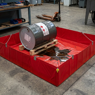 Collapsible Spill Bund 450 Litre with Low Sidewalls