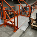 High Mezzanine Pallet Gate with Edge Protection Features