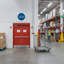 Dark Gray Premium Fire Safety Sign - Fire Escape Keep Clear for Safety