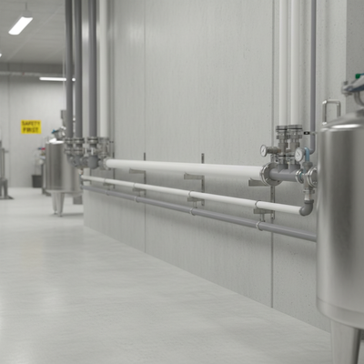 Premium White PVC Round Tube - Durable, Lightweight & Versatile