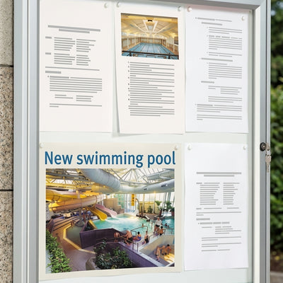 8x A4 Outdoor Poster Case, Aluminium Frame, Single-Sided