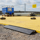 Tan Heavy Duty Access Matting Ramp for Wheelchairs and Pushchairs - 395mm x 22mm