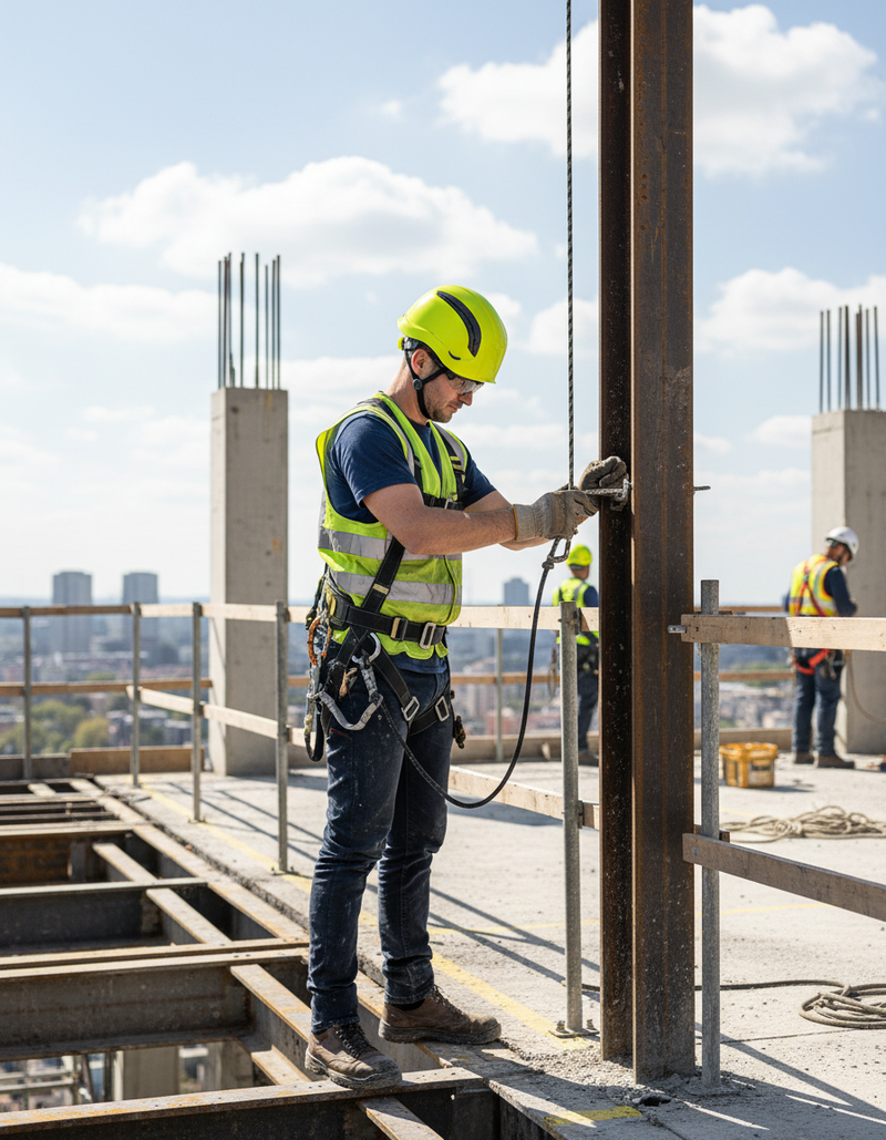 Dark Slate Gray Premium Ventilated Safety Helmet with Adjustable Harness