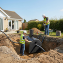 Gray Heavy Duty D-Shape Underground 1000 Litre Water Tank