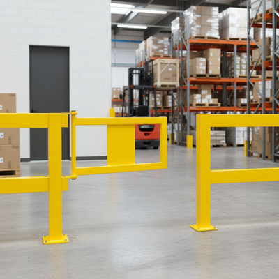 Heavy Duty Impact Railing System for Safety and Visibility