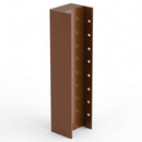 Classic 2700mm Sepia Brown Fence Post 48mm (view 2)