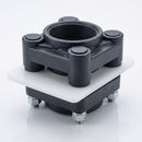 1½" x 2" Female Thread Bottom Drain Flange, Polypropylene (view 2)