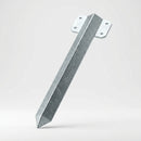 Sleeper Pin Straight Bracket Galvanised 440mm x 2mm (view 2)