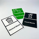 A4 vinyl bin stickers pack of 3 recycling labels (view 2)