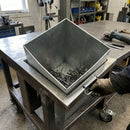 60 Litre galvanised steel bin liner with external handle