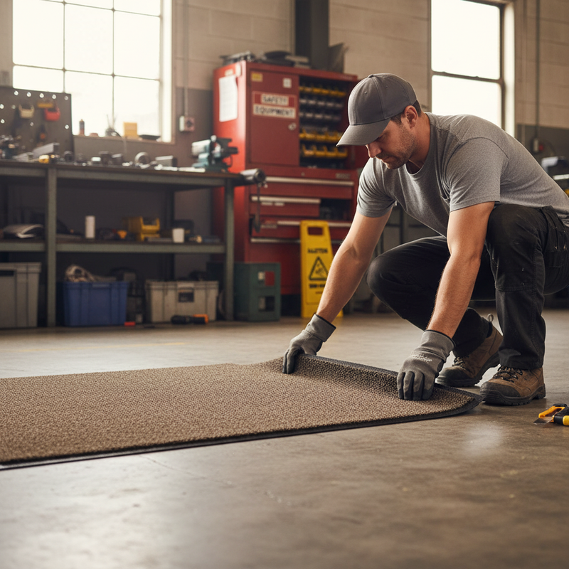 Dim Gray Machine Washable Premium 9mm Mat - Brown for Heavy Use