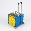 Folding Box Truck 35kg Capacity - Blue & Yellow (view 2)
