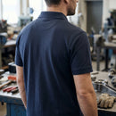 Classic Cotton-Polyester Piqué Polo Shirt - Navy