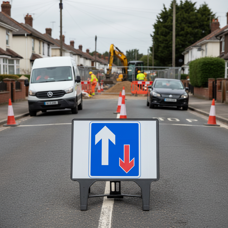 Dim Gray Premium Priority Over Oncoming Vehicles Sign 1050x750mm
