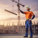 Tan Premium Safety Helmet with Retractable Visor for Industrial Use