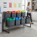 Plastic Recycling Bin 30–50L Colour-Coded Customisable