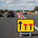 Dark Slate Gray 3-Lane Premium Wicket Quick-Fit Sign Face Diagram - High-Performance Material