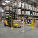 Slate Gray Premium Medium Duty Impact Protection Railing System - Corner Post