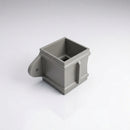 Traditional Downpipe Spare Socket Eared 72x72mm Aluminium — RAL 7036