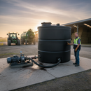 Dark Slate Gray Premium Tall Heavy Duty 10,000 Litre Molasses Tank