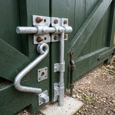 Galvanised Ornamental Forged Drop Bolt 24"