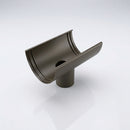 Deepflow Aluminium Gutter Outlet 63mm Dia – 130mm — RAL 7022
