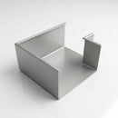 90° Aluminium Box Gutter Angle 135 x 100mm — RAL 9006
