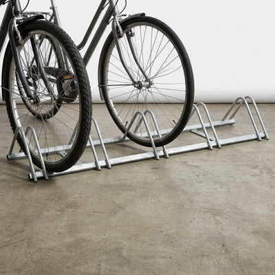 5 Space Galvanised Steel Cycle Rack
