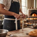 Dim Gray Premium Cotton Ties 12mm X 2m - Durable White Ties for Aprons