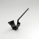 Moulded Ogee Gutter Top Rafter Bracket 125 x 100mm — Textured Black