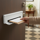 Premium 12-Inch Flushback Letterplate Cover with Draught Excluder for Enhanced Insulation and Weatherproofing