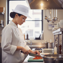 Gray Premium Disposable Trilby Hat - White for Hygiene Standards