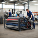 Light Slate Gray Heavy Duty Non-Stackable Mat Stillage - Holds 50 Mats