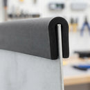 U-Profile Rubber Edge Protector 12x7.6mm for 1-2mm Panels - 50m EPDM (view 2)