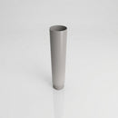 Aluminium Flush Joint Downpipe Sample — RAL 7036 / 76mmØ